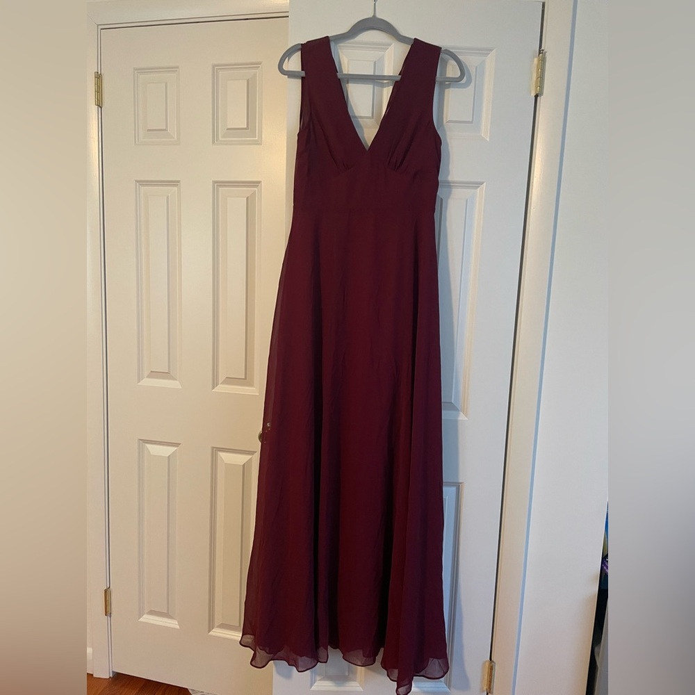 BHLDN Maxi Dress Wine Red L